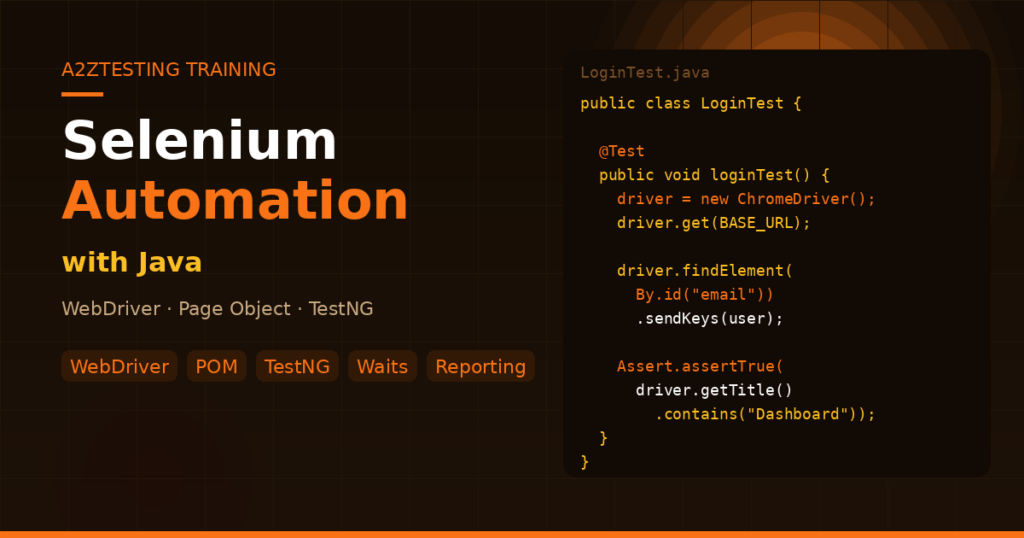 Selenium Automation With Java
